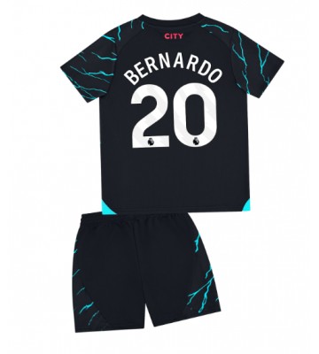Manchester City Bernardo Silva #20 Replica Third Stadium Kit for Kids 2023-24 Short Sleeve (+ pants)